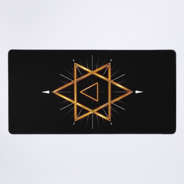 Item preview, Confidence Boosting – Golden Sacred Geometry Star | ArtivaNest Divine Strength Design designed and sold by ArtivaNest.
