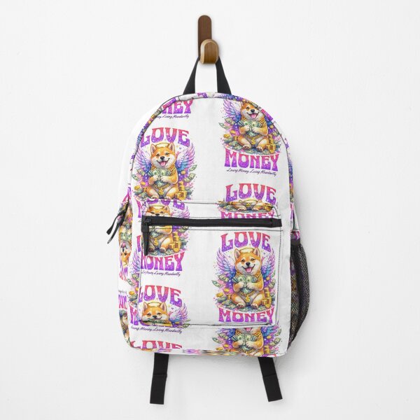 Item preview, Love Money Angel Dog Shiba Cute Art designed and sold by mvm-shop.