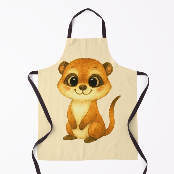 Item preview, The Solar-Powered Sentinel: Cute Meerkat (Suricate) Wildlife Illustration designed and sold by FreiherrPK.
