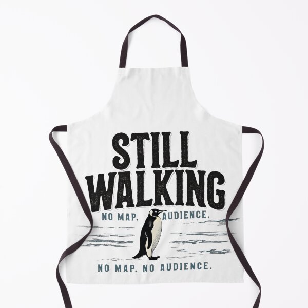 Item preview, Lone Penguin Walking to Mountains - Me Leaving the Zoom Meeting Early designed and sold by GrumpySableye.
