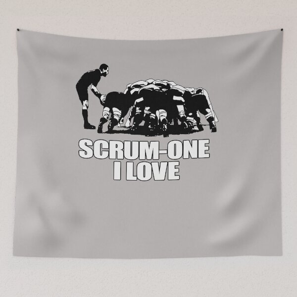 Item preview, Scrum One I Love Rugby Valentine designed and sold by taiche.