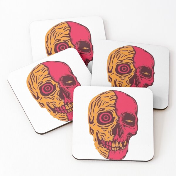Item preview, Psychedelic Split Skull Art designed and sold by kiamiontie.
