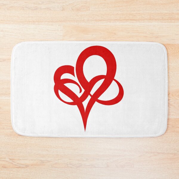 Item preview, Red heart with infinity symbol designed and sold by Carl's Clothing.
