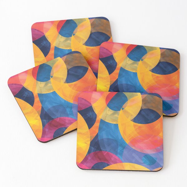 Item preview, Vibrant Abstract Overlapping Colorful Circles Art designed and sold by DGtaLrtcom.