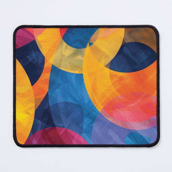 Item preview, Vibrant Abstract Overlapping Colorful Circles Art designed and sold by DGtaLrtcom.