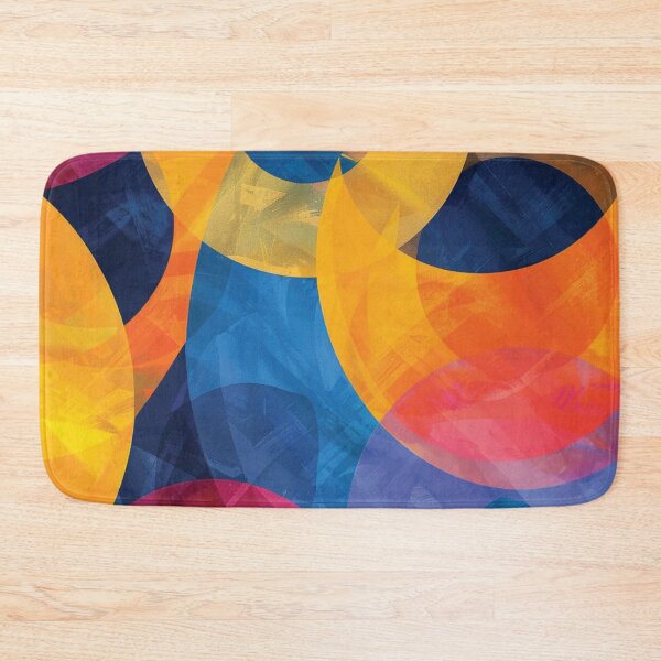 Item preview, Vibrant Abstract Overlapping Colorful Circles Art designed and sold by DGtaLrtcom.