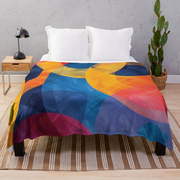 Item preview, Vibrant Abstract Overlapping Colorful Circles Art designed and sold by DGtaLrtcom.