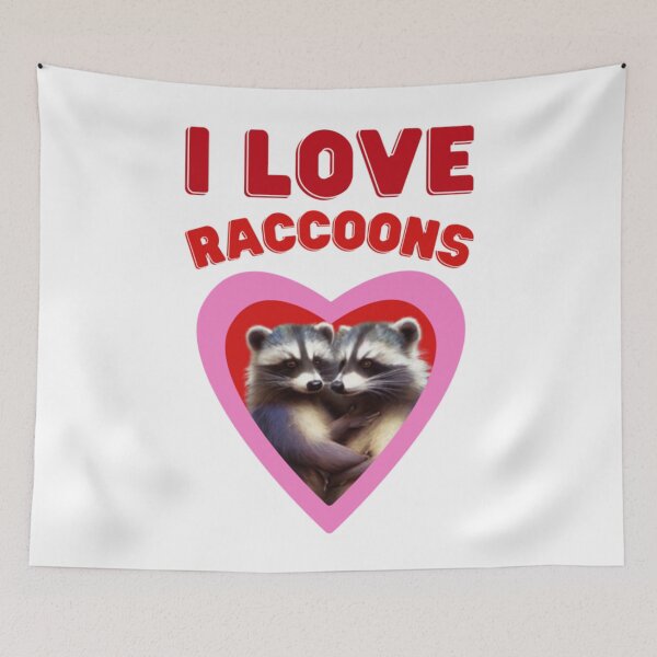 Item preview, a lovely raccoon couple Funny Graphic designed and sold by CedricHo.
