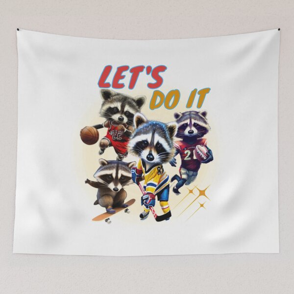 Item preview, A picture of sport raccoons Funny Graphic designed and sold by CedricHo.