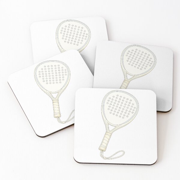 Item preview, Minimalist Padel Racket – Sports Line Art Illustration designed and sold by DrizzyV.