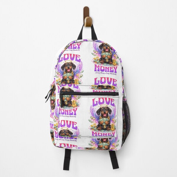 Item preview, Love Money Angel Dog Cute Illustration designed and sold by mvm-shop.
