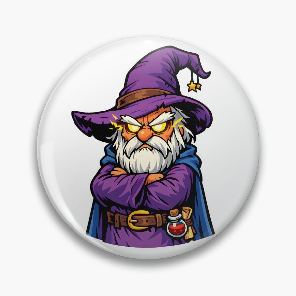 Item preview, Grumpy Wizard Mood designed and sold by Signal and Ink.