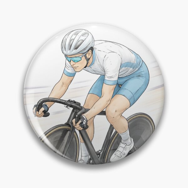 Item preview, Track Cyclist – Minimalist Sports Illustration in Line Art designed and sold by DrizzyV.
