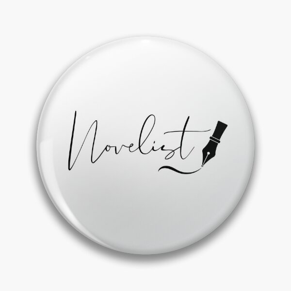 Item preview, Novelist Fountain Pen Script Typography designed and sold by PKDWriterMerch.