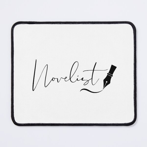 Item preview, Novelist Fountain Pen Script Typography designed and sold by PKDWriterMerch.