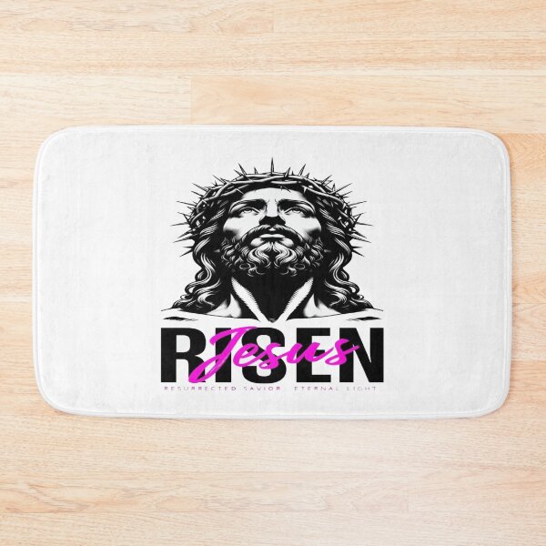Item preview, Jesus RISEN Resurrection Art – Crown of Thorns, Savior Typography, Bold Christian Easter Design designed and sold by Bright Nest Studio.