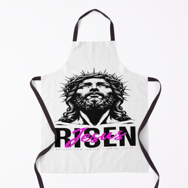 Item preview, Jesus RISEN Resurrection Art – Crown of Thorns, Savior Typography, Bold Christian Easter Design designed and sold by Bright Nest Studio.