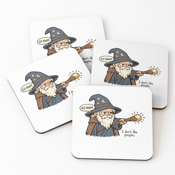 Item preview, Anti-Social Wizard designed and sold by Signal and Ink.