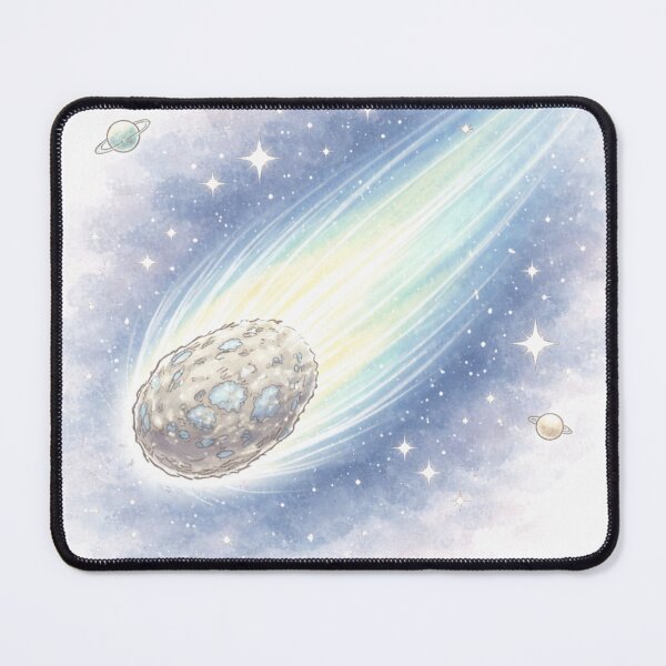 Item preview, Space Comet – Minimalist Astronomical Illustration designed and sold by DrizzyV.