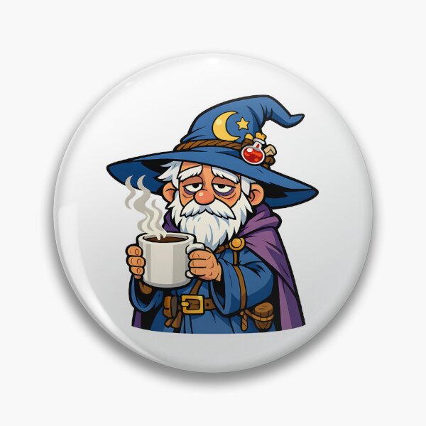 Item preview, Wizard Needs Coffee designed and sold by Signal and Ink.