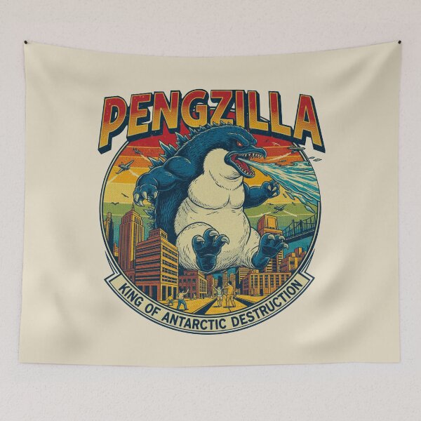Item preview, Pengzilla Penguin. designed and sold by EunsooLee.
