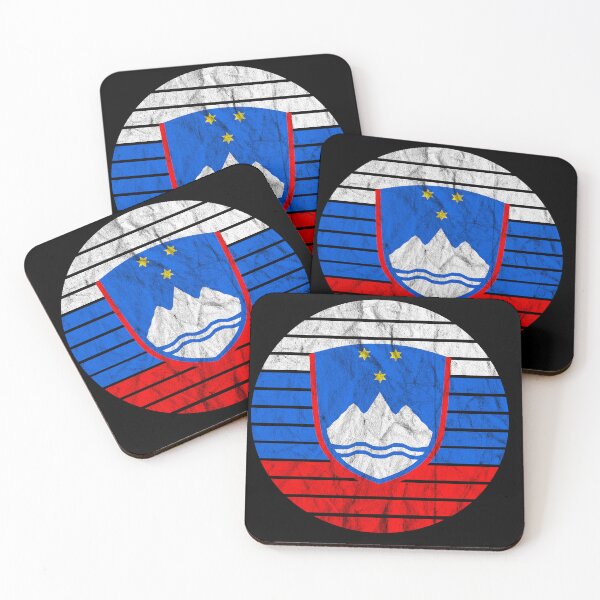 Item preview, Slovenia Flag Emblem Slovenija Pride Triglav Distressed designed and sold by Carl's Clothing.