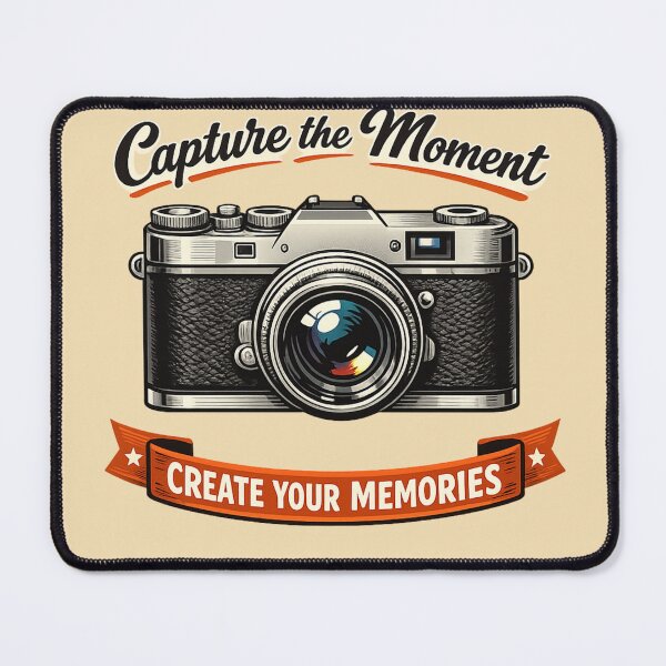Item preview, Retro Vintage Camera – “Capture the Moment” Motivational AI Art Design designed and sold by Cleora Visuals.
