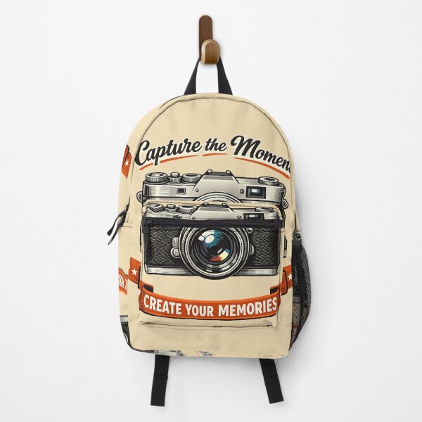 Item preview, Retro Vintage Camera – “Capture the Moment” Motivational AI Art Design designed and sold by Cleora Visuals.