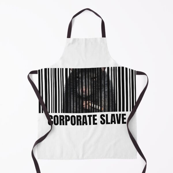 Item preview, Corporate Slave Rat Race Barcode – Anti Work Dark Satire Design designed and sold by JEVANStudio.
