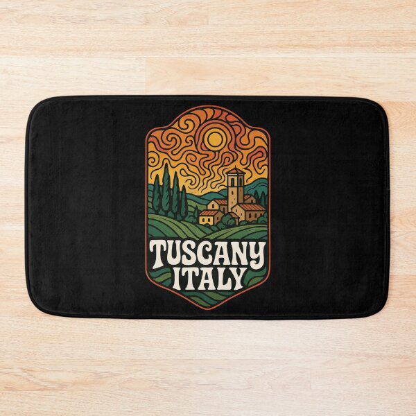 Item preview, Tuscany Italy Trippy Art Travel designed and sold by TomFrontierArt.