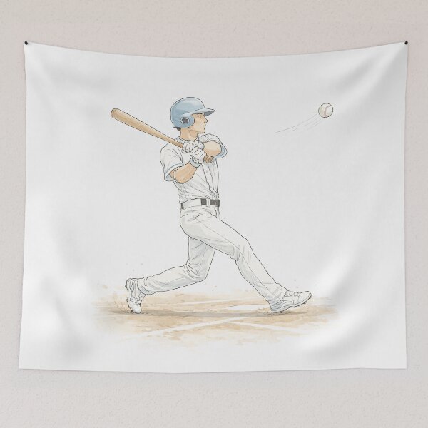 Item preview, Jugador de Béisbol – Ilustración Deportiva Minimalista designed and sold by DrizzyV.