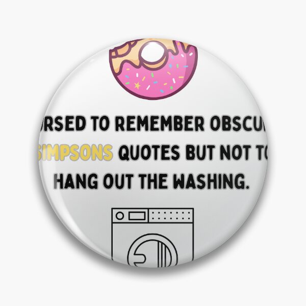Item preview, Cursed to know the Simpsons designed and sold by McInnesDesign.