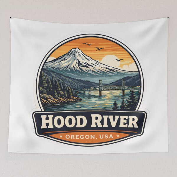 Item preview, Hood River Oregon  designed and sold by PamLeeDesign.