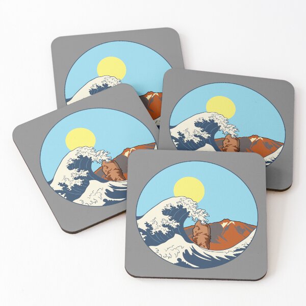 Item preview, The Great Wave of Teide designed and sold by Freakture-shop.
