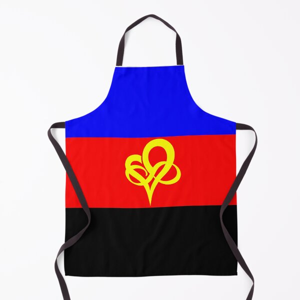 Item preview, Infinity Heart Poly Pride Flag Polyfidelity designed and sold by Carl's Clothing.