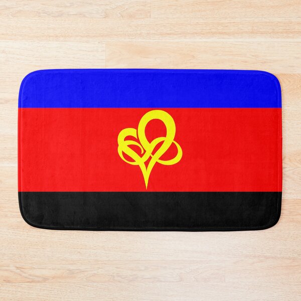 Item preview, Infinity Heart Poly Pride Flag Polyfidelity designed and sold by Carl's Clothing.