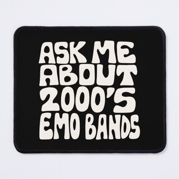 Item preview, Ask Me About S Emo Bands designed and sold by Christina Andrews.