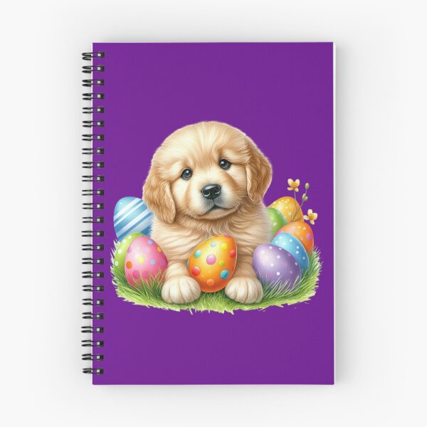 Item preview, Cute Easter Puppy with Colorful Eggs designed and sold by Dominik1994.