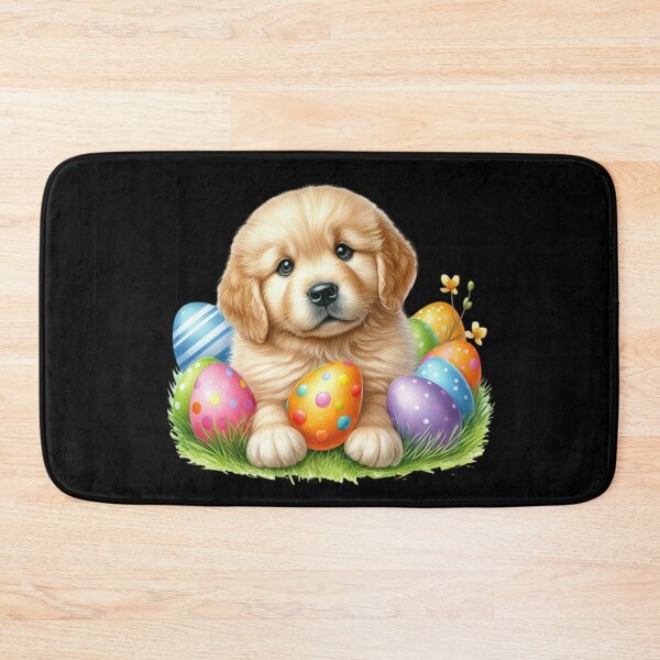 Item preview, Cute Easter Puppy with Colorful Eggs designed and sold by Dominik1994.