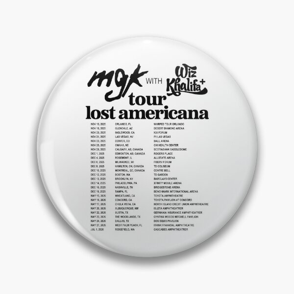 Item preview, Lost Americana Tour Dates  designed and sold by barrycantre11.