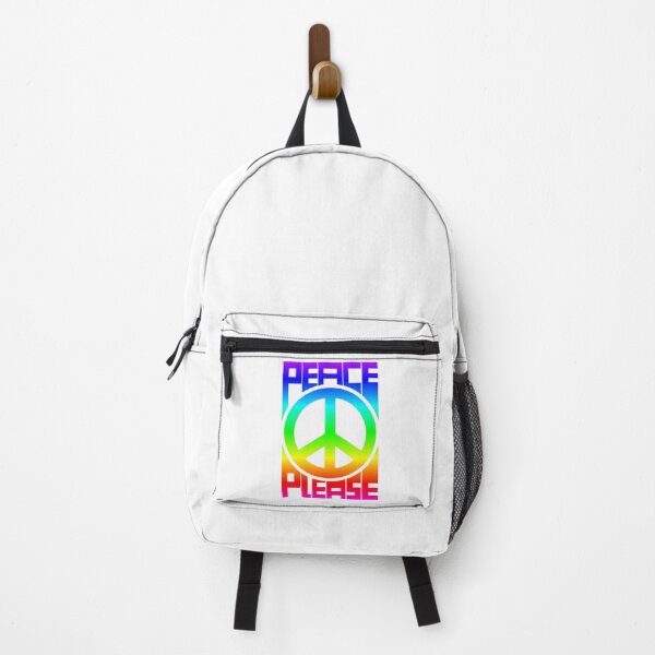 Item preview, Peace Please gradient symbol and text designed and sold by CreaTwinkles.