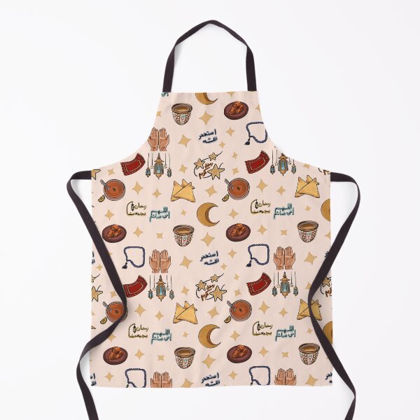 Item preview, Ramadan Mubarak Traditional Suhoor Pattern - Pastel Peach designed and sold by hanafannana.