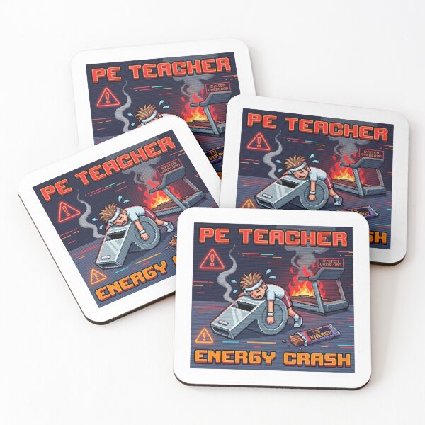 Item preview, Y2K PE Teacher Sticker - Energy Crash Chaos designed and sold by OrikuStudio.