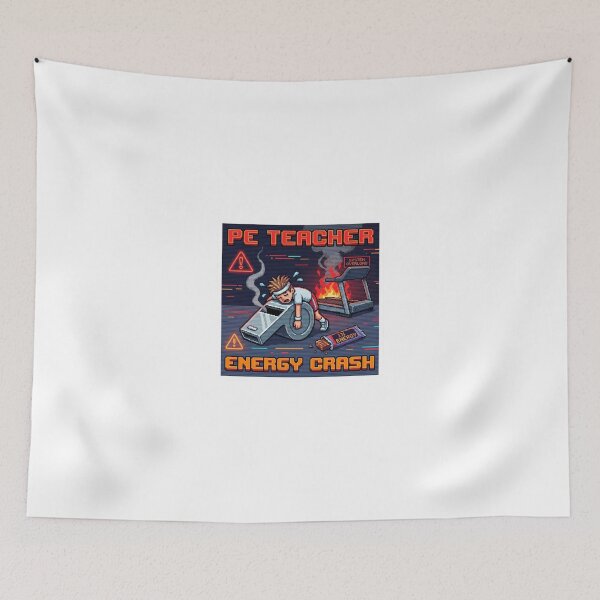 Item preview, Y2K PE Teacher Sticker - Energy Crash Chaos designed and sold by OrikuStudio.