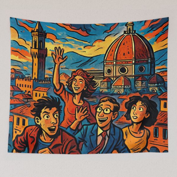 Item preview, Florence, city | Comics stylCartoone -  designed and sold by ComicsFactory.