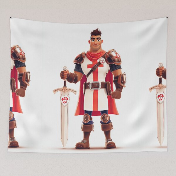 Item preview, Brave Templar Knight Standing Guard designed and sold by Piotrek0001.