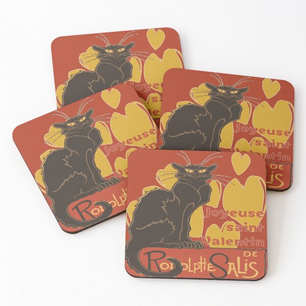 Item preview, Joyeuse saint Valentin Le Chat Noir Spoof designed and sold by taiche.