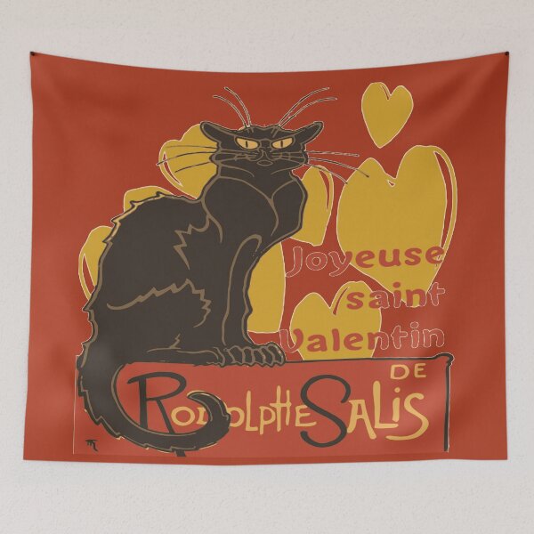 Aperçu de l'œuvre Joyeuse saint Valentin Le Chat Noir Parodie créée et vendue par taiche.