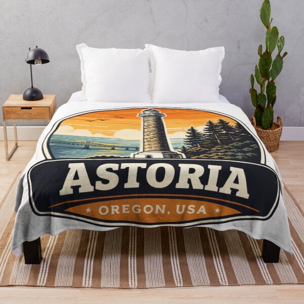 Aperçu de l'œuvre Astoria, Oregon créée et vendue par PamLeeDesign.