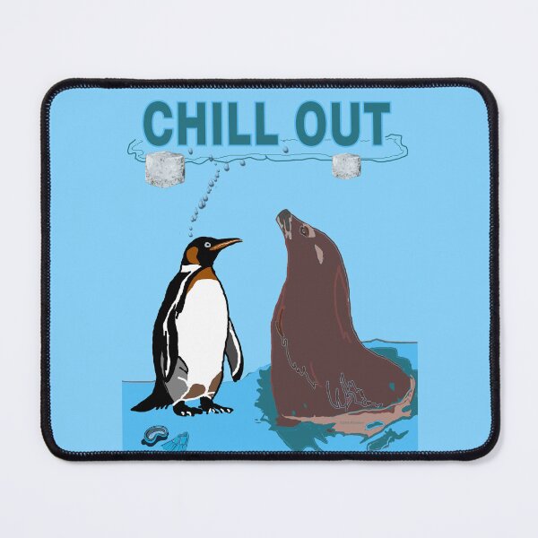 Item preview, Penguin Tells Seal To Chill Out designed and sold by kristalcurt.